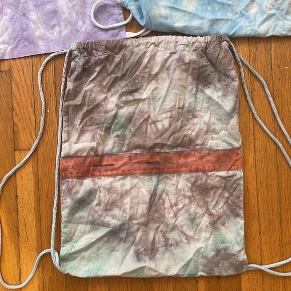 Tie Dye Draw String Backpacks - Picture 2 of 5